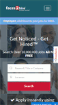 Mobile Screenshot of faces2hire.com